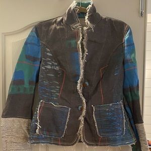 Distressed jacket
